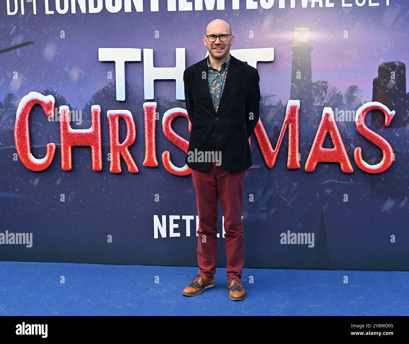 LONDRES, ROYAUME-UNI. 19 octobre 2024. Alex Macqueen assiste au Gala Headline de 'That Christmas' - 68e BFI London film Festival à Londres, Royaume-Uni. (Photo de 李世惠/Voir Li/Picture Capital) crédit : Voir Li/Picture Capital/Alamy Live News Banque D'Images