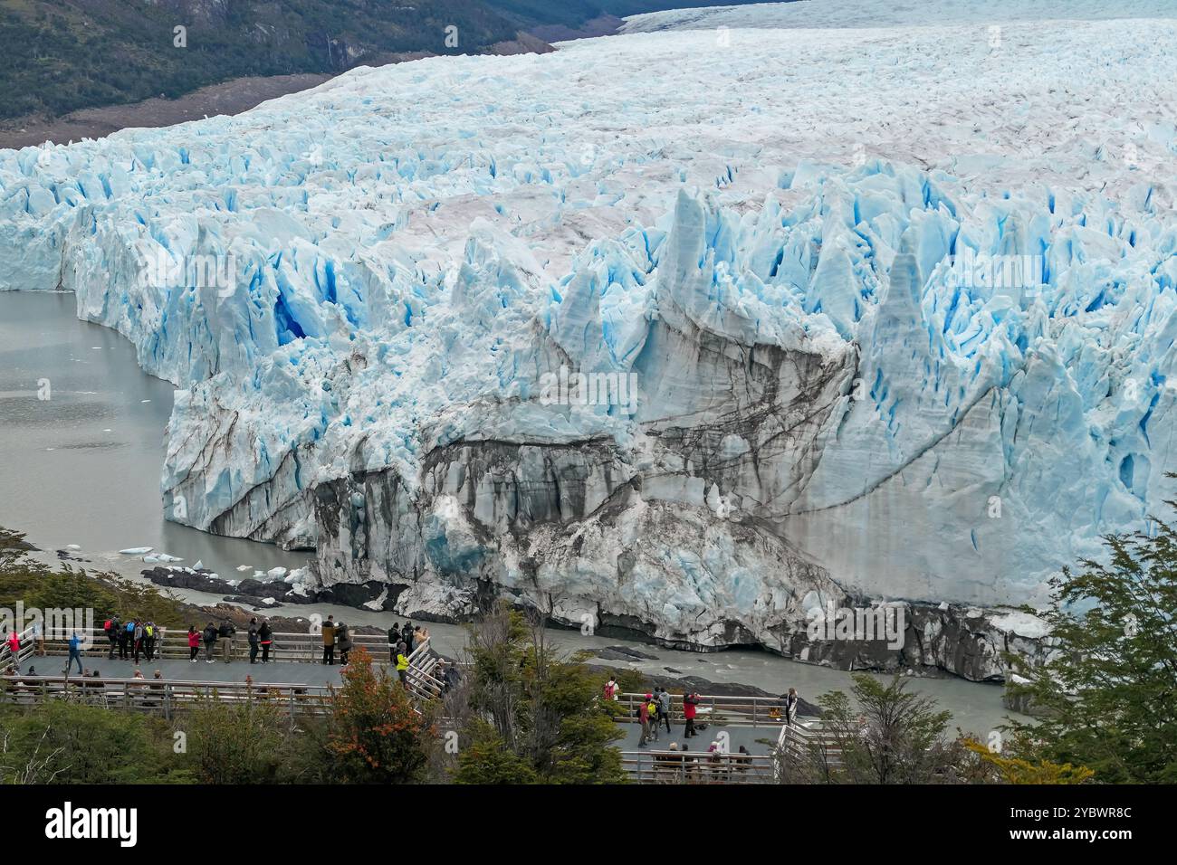 Patagonie Argentine : le glacier Perito Moreno près d'El Calafate Banque D'Images