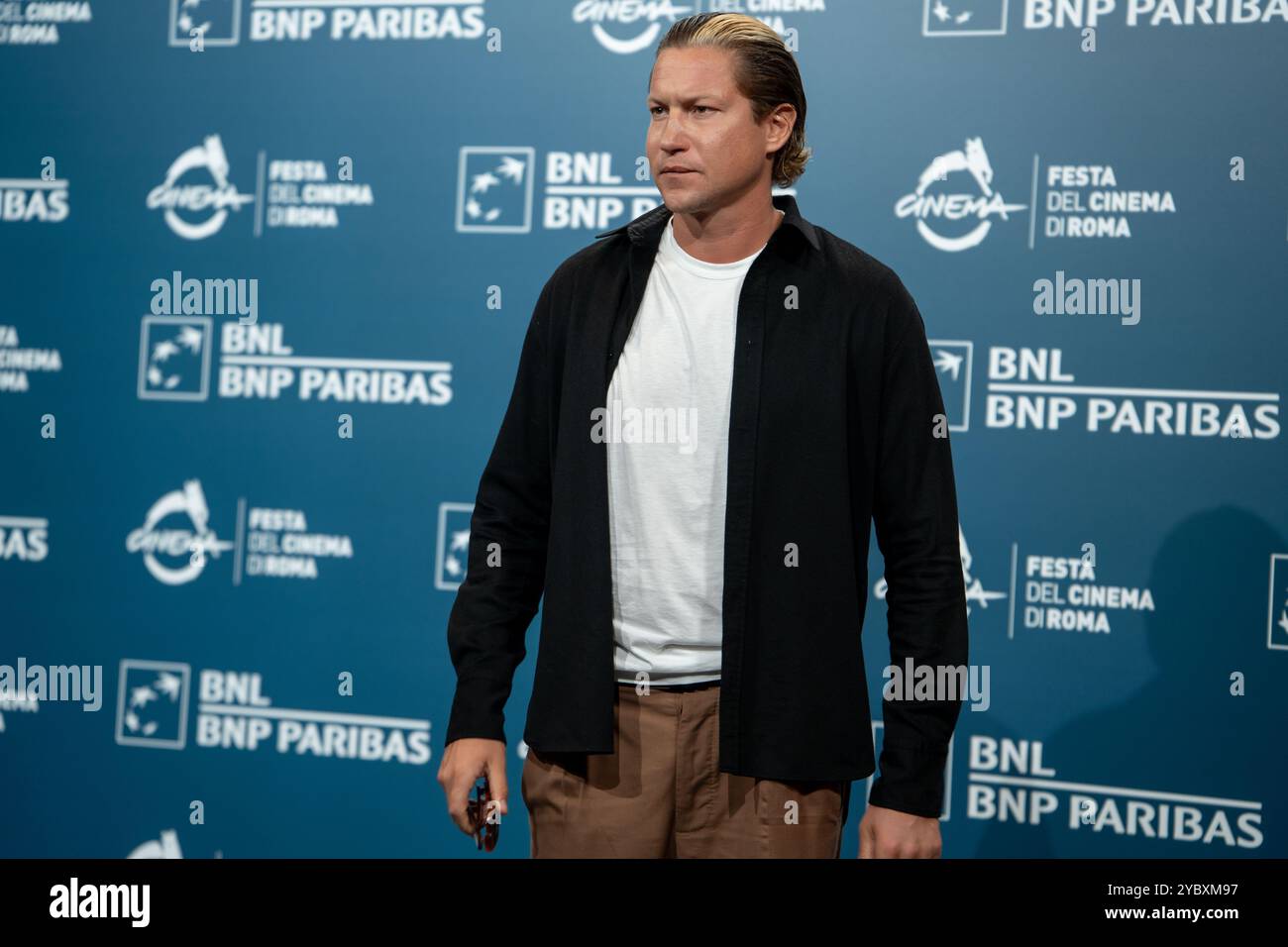 Rome, Italie. 20 octobre 2024. Vito Maria Schnabel assiste à une séance photo ''The Trainer'' lors du 19ème Festival du film de Rome à l'Auditorium Parco Della Musica à Rome, Italie, le 20 octobre 2024. (Photo de Luca Carlino/NurPhoto)0 crédit : NurPhoto SRL/Alamy Live News Banque D'Images