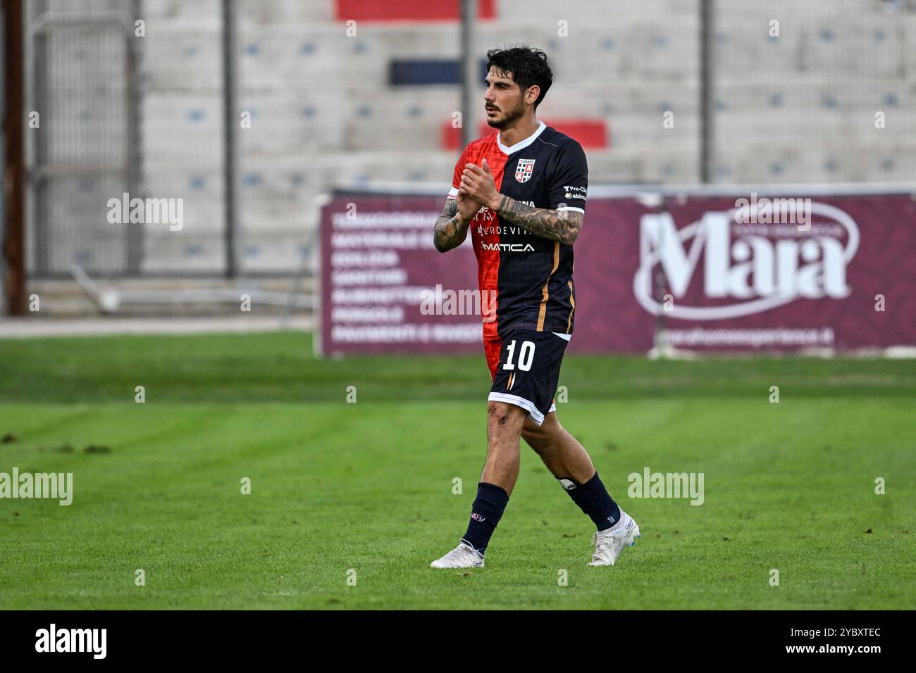 Giuseppe Mastinu de Torres lors de Torres vs Ternana, match de football italien Serie C à Sassari, Italie, le 20 octobre 2024 Banque D'Images