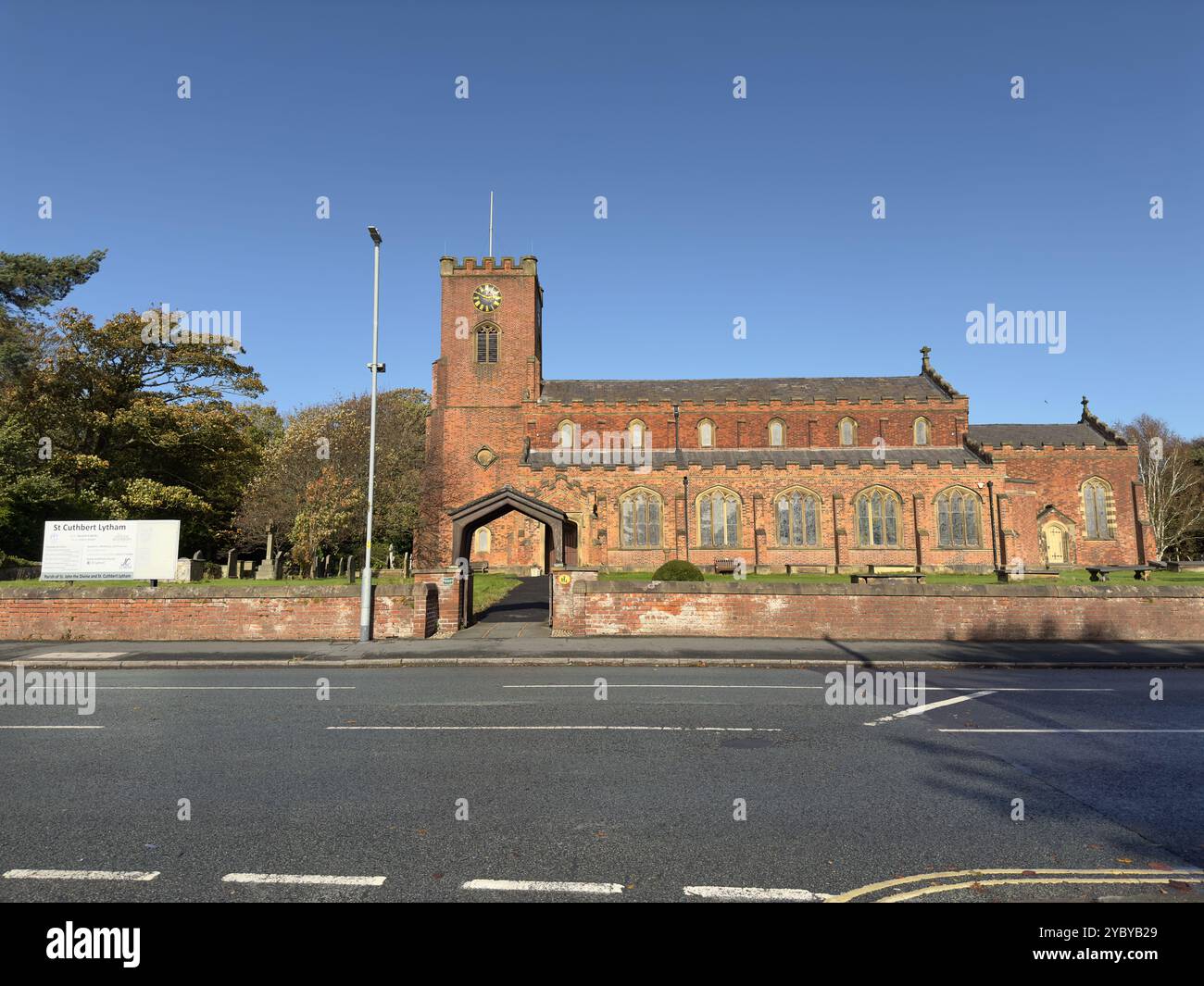 Église St Cuthbert, Lytham St Annes, Fylde dans le Lancashire, Angleterre, Royaume-Uni Banque D'Images