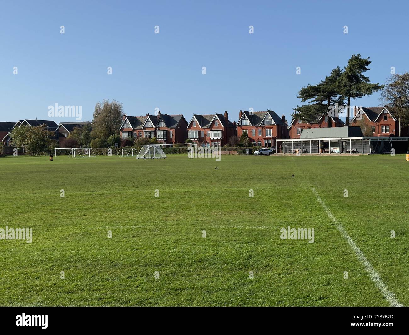 Lytham St Annes YMCA Football Club, Lytham St Annes, Fylde dans le Lancashire, Angleterre, Royaume-Uni Banque D'Images