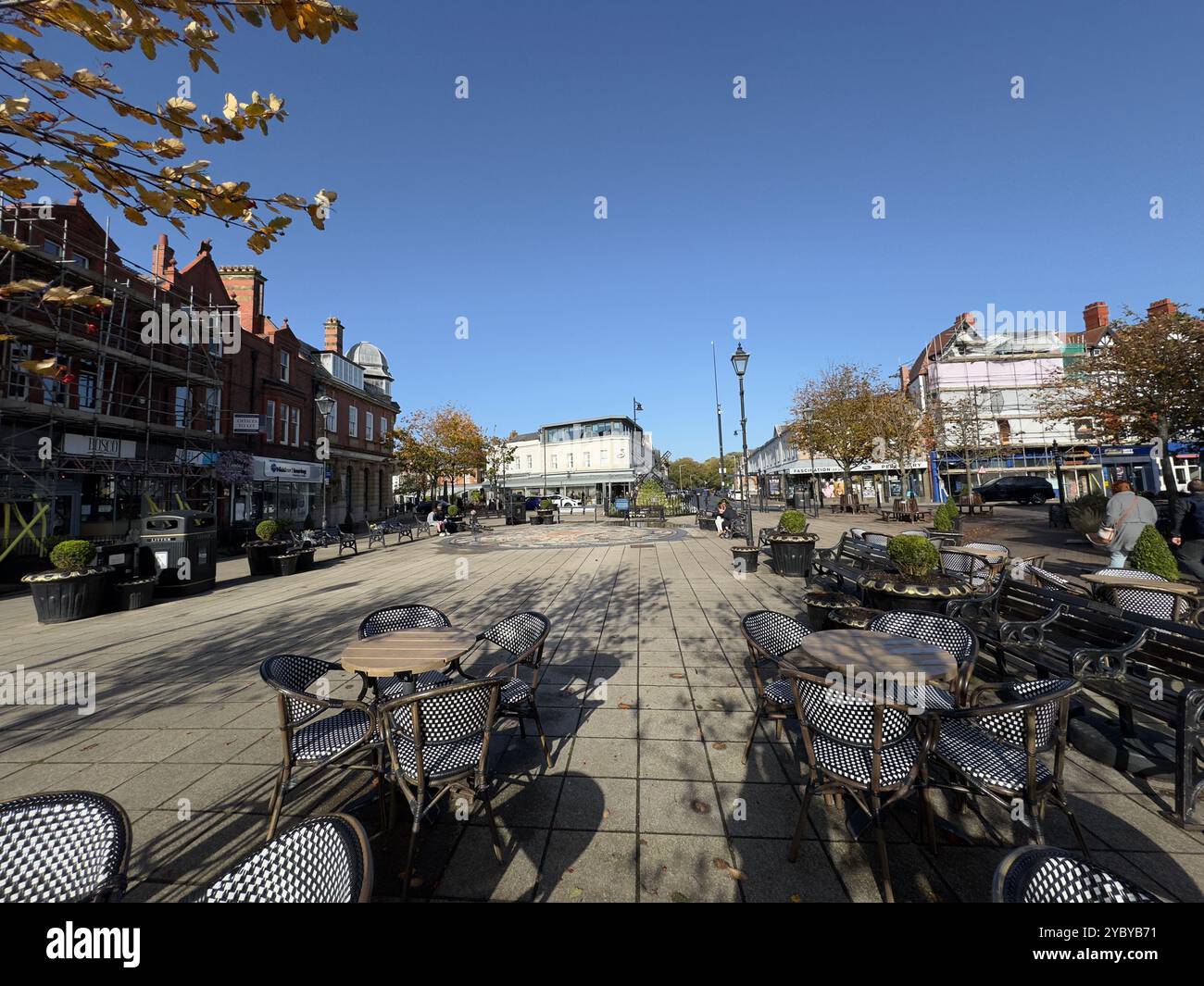 Clifton Square, Lytham St Annes, Fylde dans le Lancashire, Angleterre, Royaume-Uni Banque D'Images