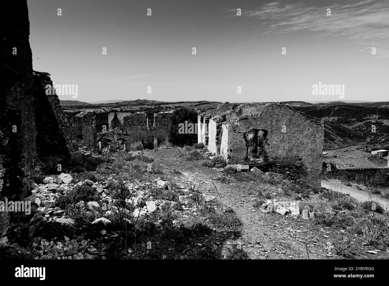 La mine abandonnée de Monte Onixeddu, à Gonnesa, Sulcis Iglesiente, Arbus, province du sud de la Sardaigne, Italie Banque D'Images