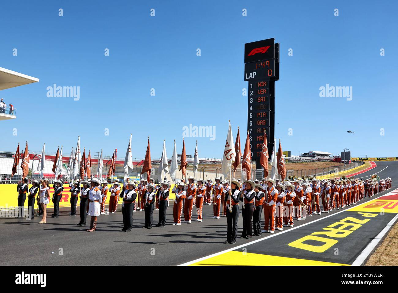 Austin, États-Unis. 20 octobre 2024. Atmosphère de grille. 20.10.2024. Formula 1 World Championship, Rd 19, United States Grand Prix, Austin, Texas, USA, Race Day. Le crédit photo devrait se lire : XPB/Alamy Live News. Banque D'Images