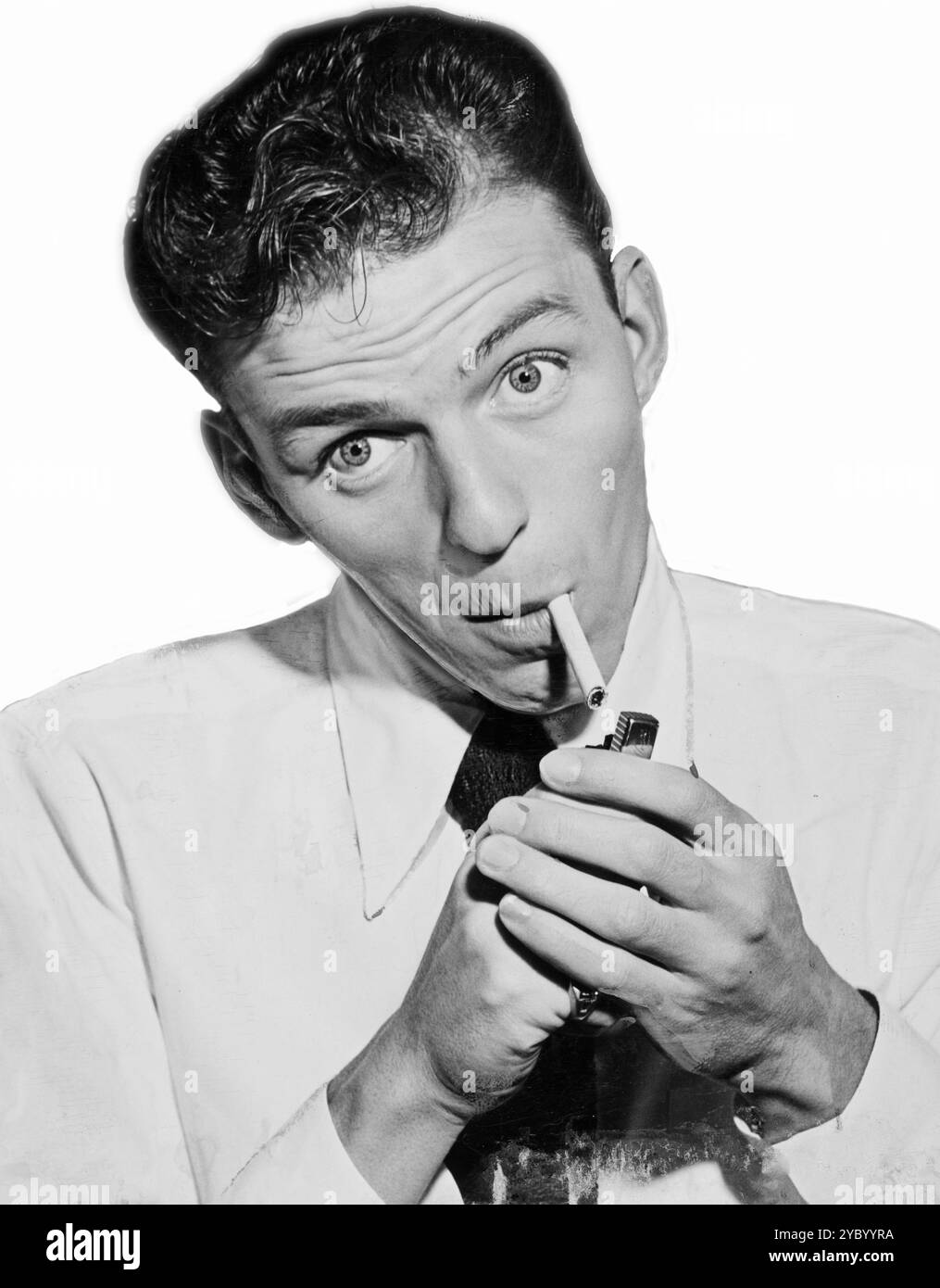 Frank Sinatra, Francis Sinatra, Francis Albert Sinatra (1915 – 1998) chanteur et acteur américain. Banque D'Images