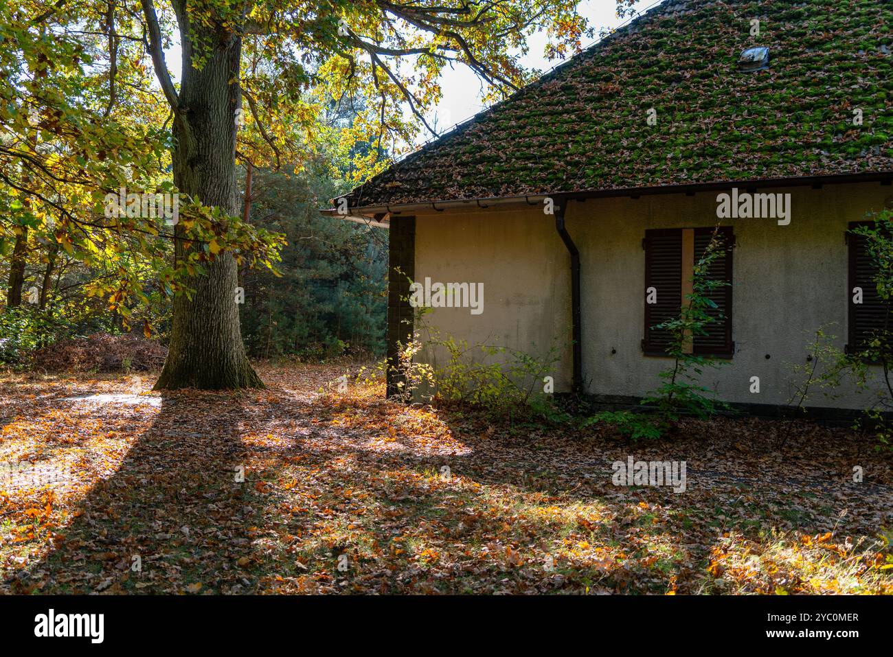 Lanke Allemagne 2024 : le Waldhof sur Bogensee est l'ancienne résidence de campagne du ministre de la propagande nazi Joseph Goebbels. Banque D'Images