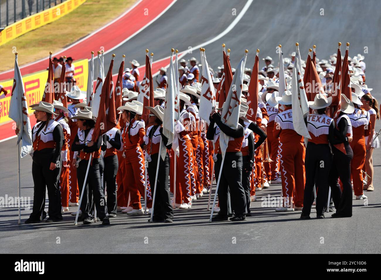 Austin, États-Unis. 20 octobre 2024. Atmosphère de grille. 20.10.2024. Formula 1 World Championship, Rd 19, United States Grand Prix, Austin, Texas, USA, Race Day. Le crédit photo devrait se lire : XPB/Alamy Live News. Banque D'Images