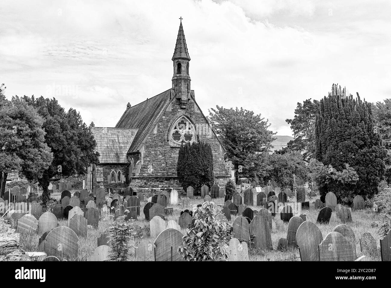 Église de la Sainte Trinité à Penrhyndeudraeth, pays de Galles Banque D'Images