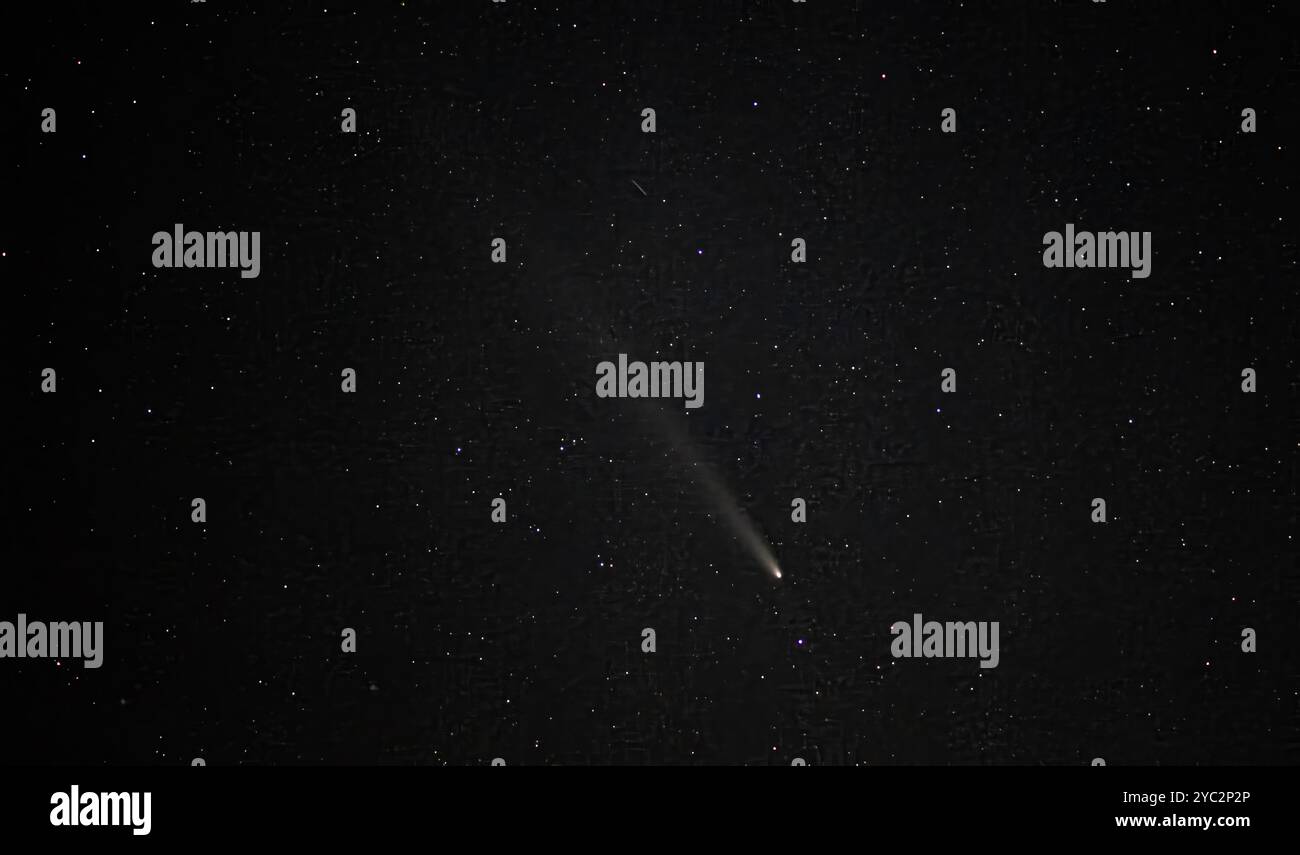 Comète C/2023 A3 (Tsuchinshan-ATLAS) Banque D'Images