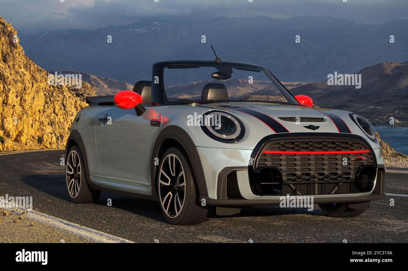 Mini Cooper S Cabriolet Banque D'Images