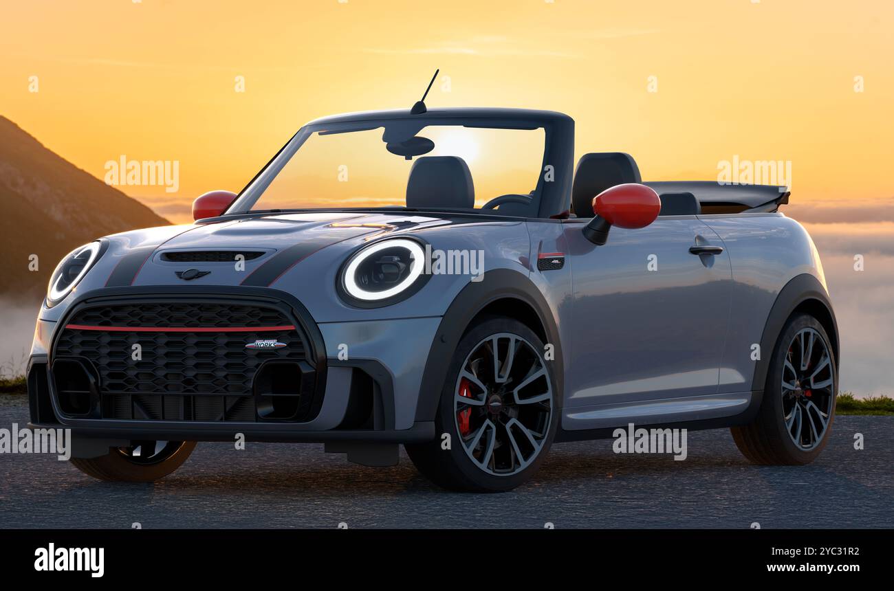 Mini Cooper S Cabriolet Banque D'Images