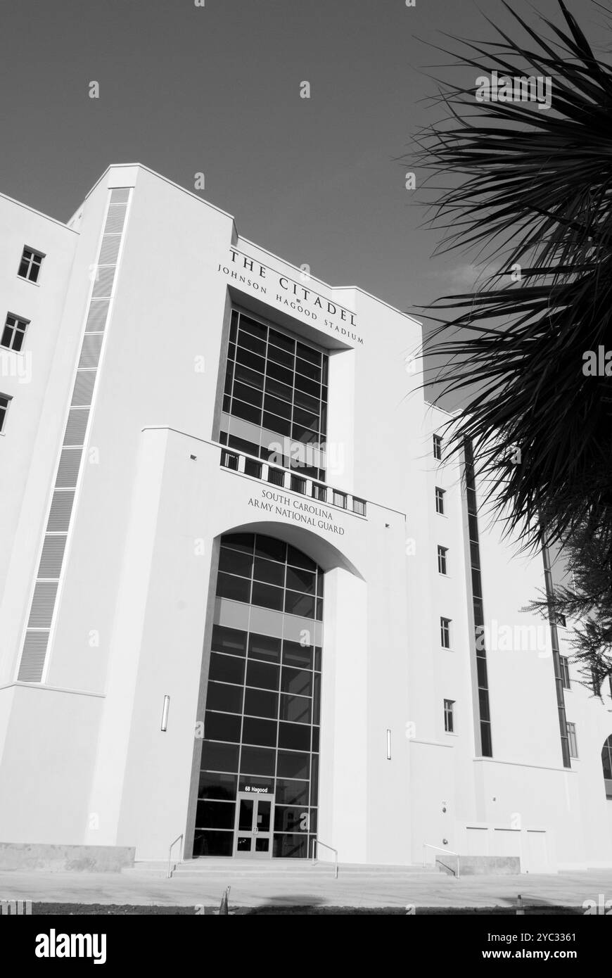 Johnson Hagood Stadium à la Citadelle de Charleston SC USA. Banque D'Images