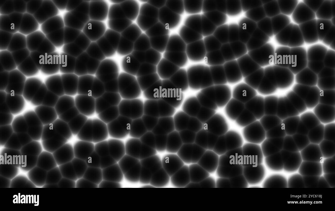 Simulation médicale de cellules virales Banque D'Images