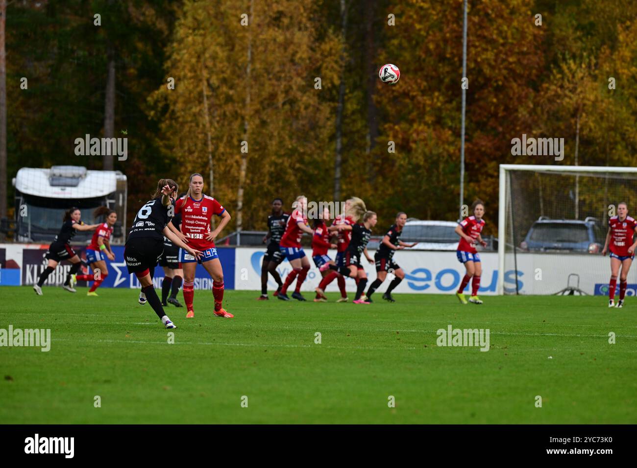 Vittsjö, Skåne, Suède. 20 octobre 2024. Vittsjö GIK vs Piteå IF. Banque D'Images