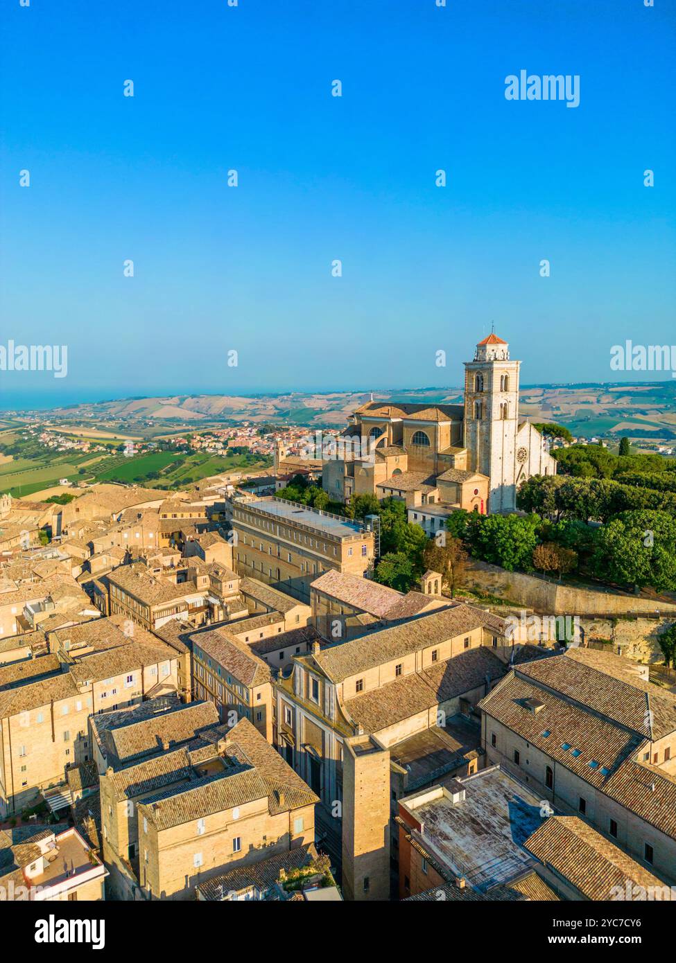 Fermo, Ascoli Poceno, Marches, Italie Banque D'Images