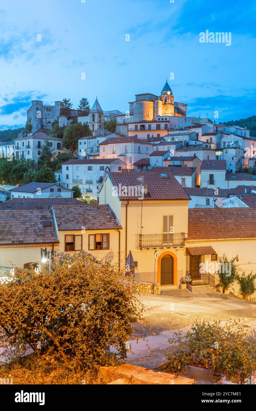 Carpinone, Isernia, Molise, Italie Banque D'Images