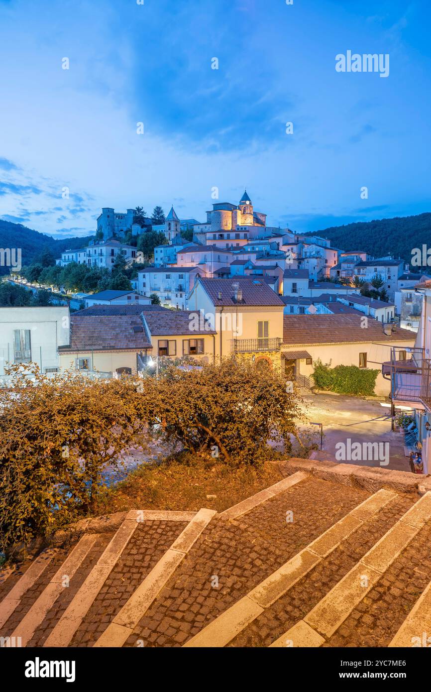 Carpinone, Isernia, Molise, Italie Banque D'Images