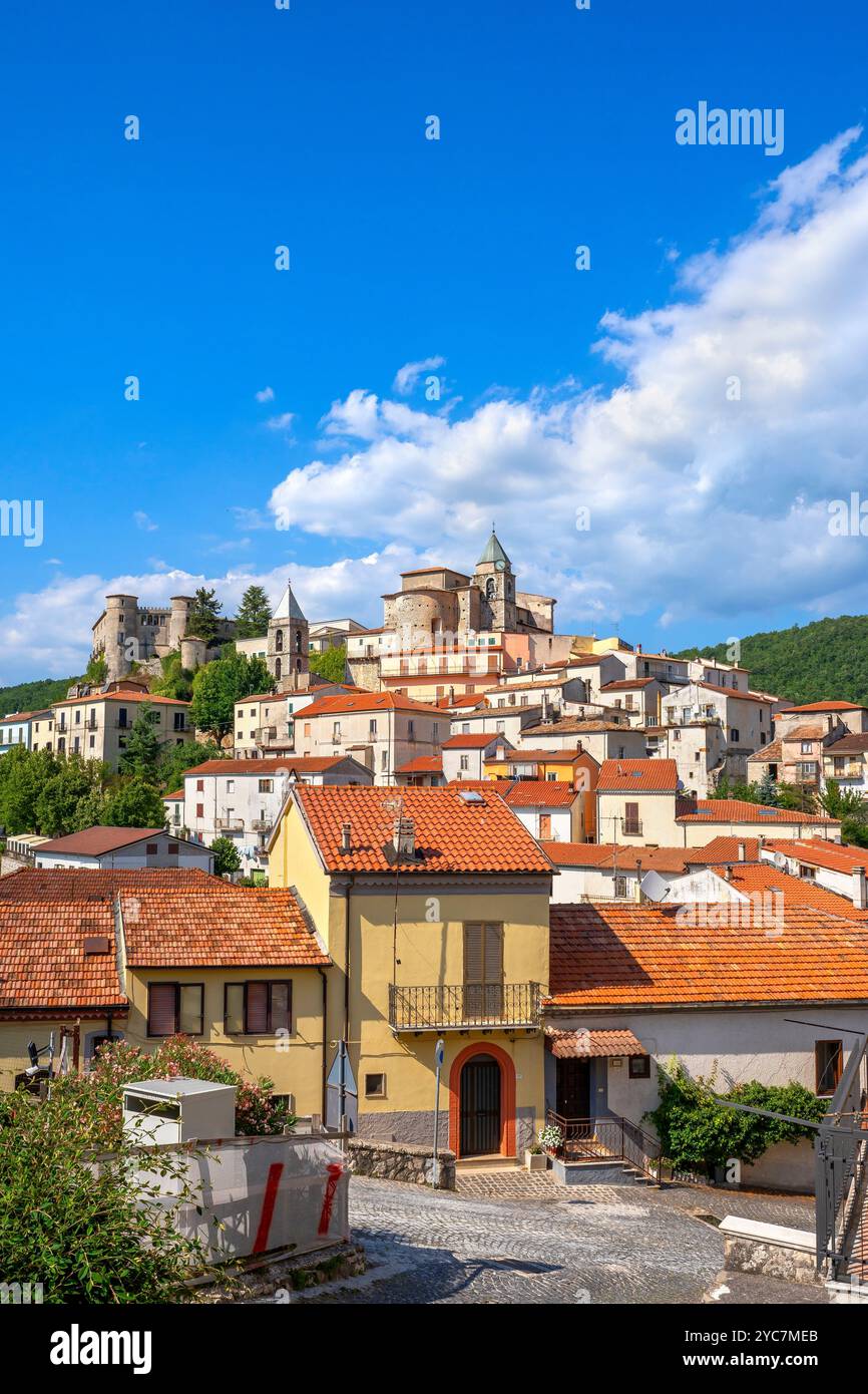 Carpinone, Isernia, Molise, Italie Banque D'Images
