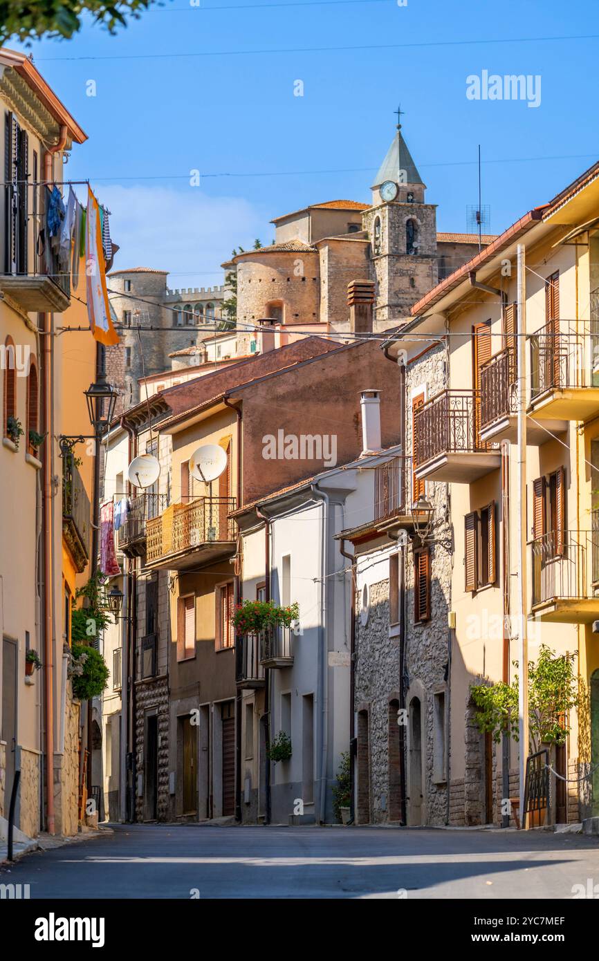Carpinone, Isernia, Molise, Italie Banque D'Images