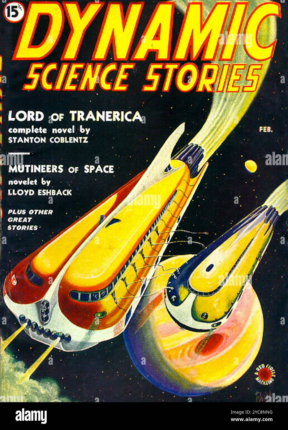 Dynamic Science Stories février 1939. Banque D'Images