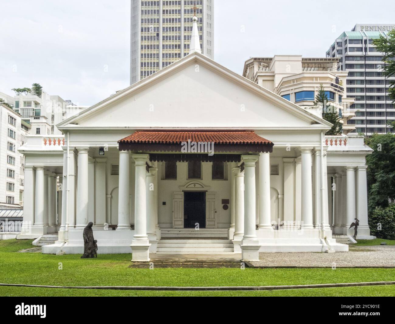 L'église arménienne, dédiée à Saint Grégoire l'illuminateur, est la plus ancienne église de Singapour Banque D'Images