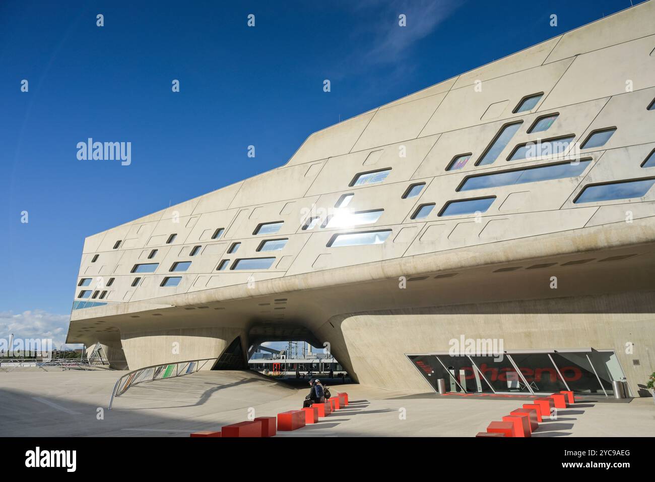 Musée des sciences de Phaeno, Wolfsburg, basse-Saxe, Allemagne, Wissenschaftsmuseum Phaeno, Niedersachsen, Deutschland Banque D'Images