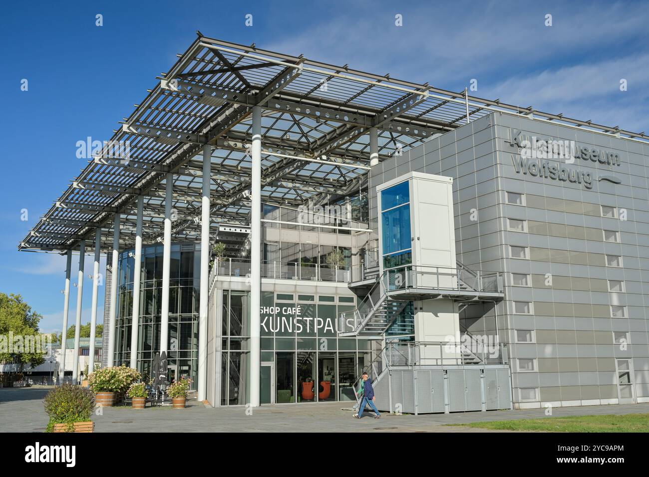 Kunstmuseum, Hollerplatz, Wolfsburg, basse-Saxe, Allemagne, Niedersachsen, Deutschland Banque D'Images