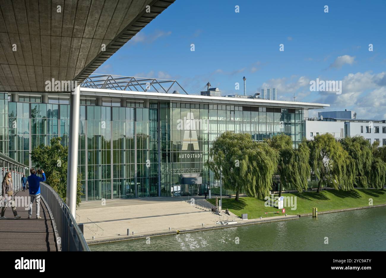 Forum de groupe, Autostadt Volkswagen, Wolfsburg, basse-Saxe, Allemagne, KonzernForum, Niedersachsen, Deutschland Banque D'Images