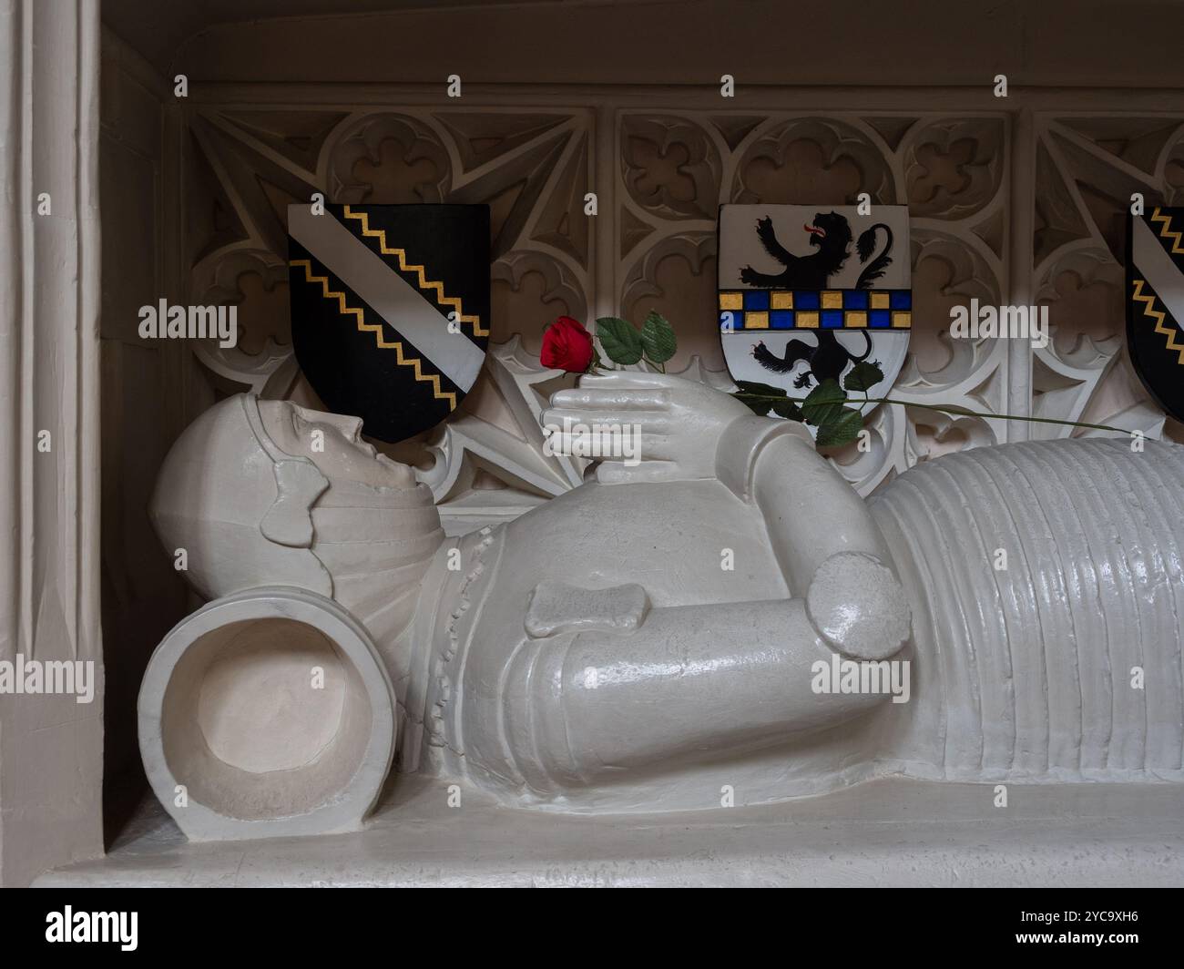 Intérieur de l'église Holy Trinity, long Melford, Suffolk, Royaume-Uni ; Banque D'Images