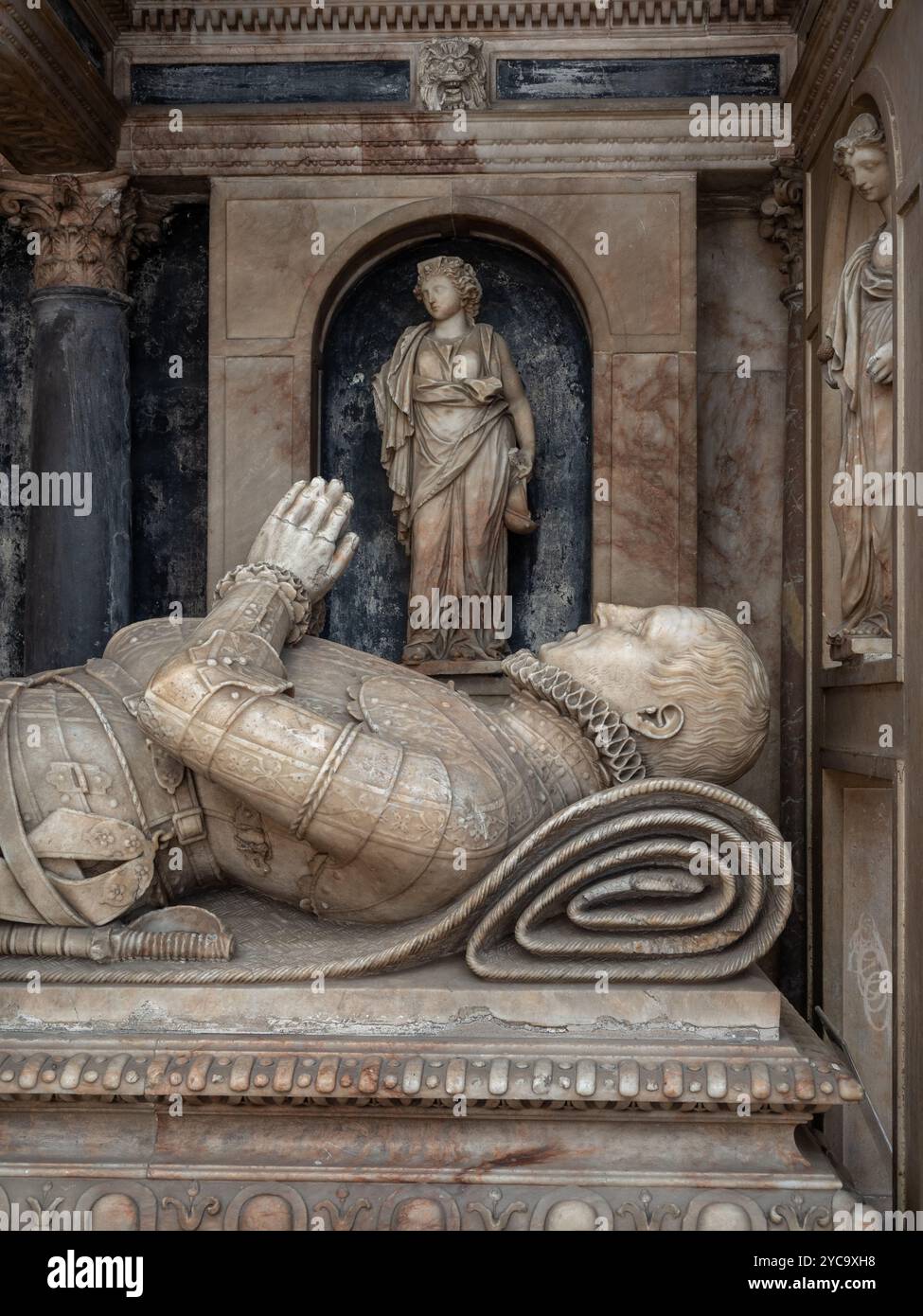 Intérieur de l'église Holy Trinity, long Melford, Suffolk, Royaume-Uni ; Banque D'Images
