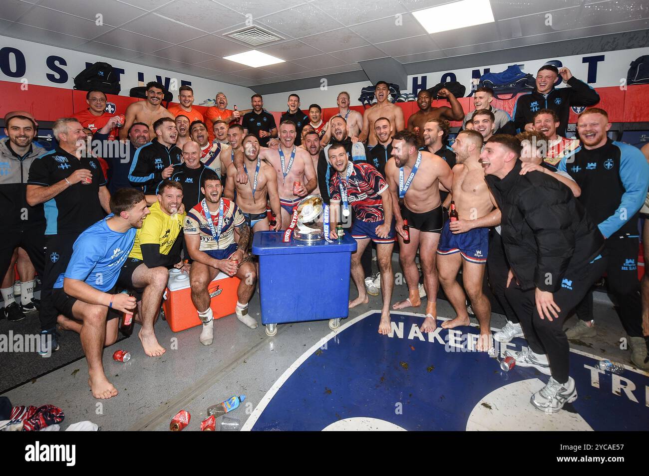 Wakefield, Angleterre - 19 octobre 2024 - vainqueurs, Wakefield Trinity. . Rugby League, Betfred Championship Grand final, Wakefield Trinity vs Toulouse Olympique au DIY Kitchens Stadium, Wakefield, UK Dean Williams Banque D'Images