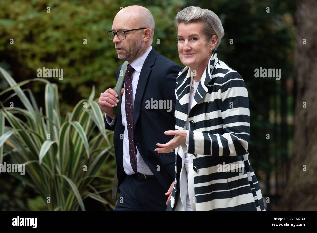 Londres, Royaume-Uni. 22 octobre 2024. Photo : Shevaun Haviland - Directeur général des chambres de commerce britanniques (BCC) est vu dans Downing Street : Justin Ng/Alamy Live News. Banque D'Images