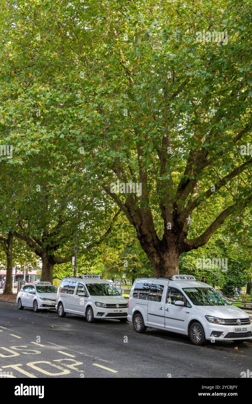 Station de taxis sur au-dessus de bar Street, centre-ville, Southampton, Hampshire, Royaume-Uni Banque D'Images