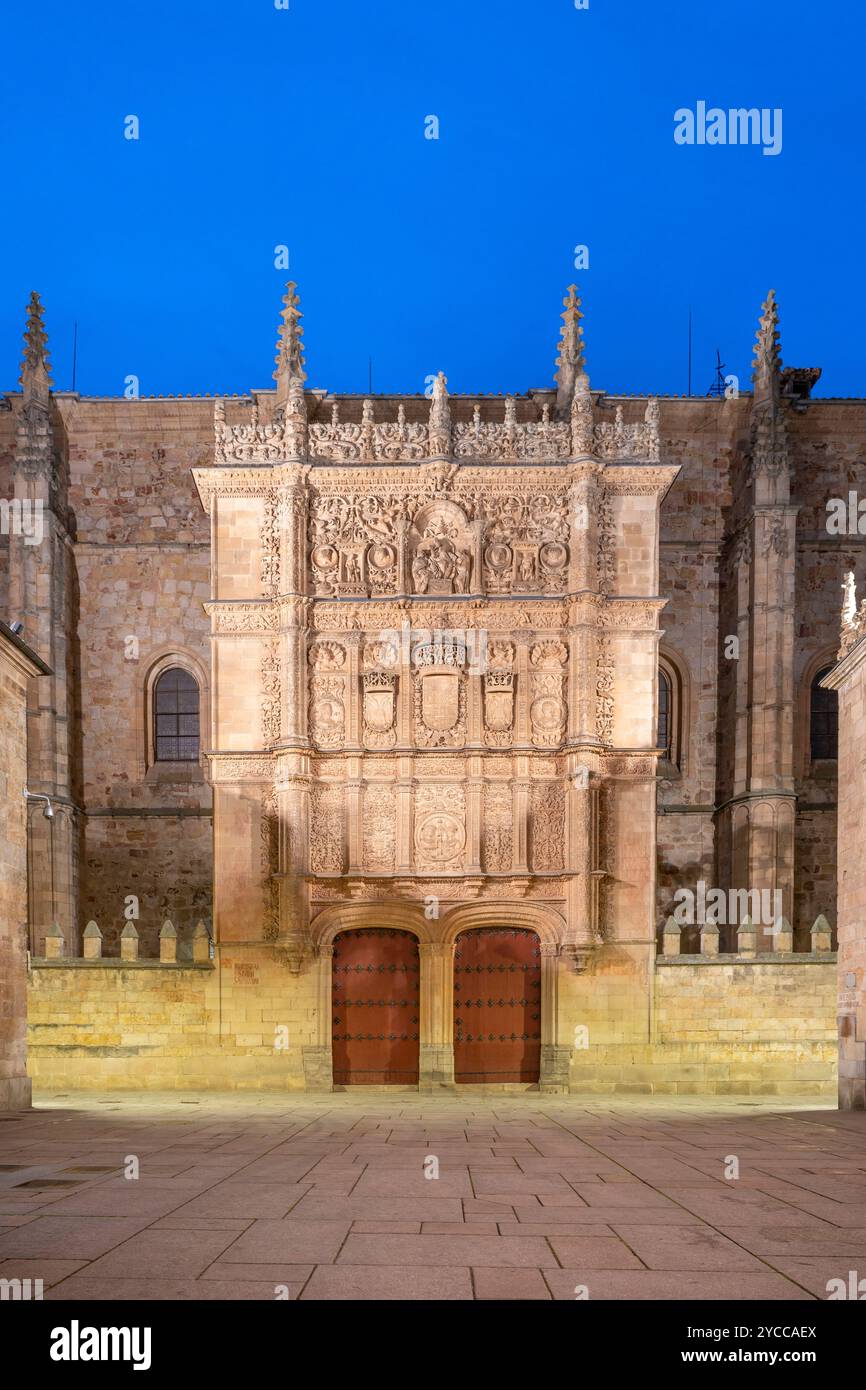 Université de Salamanque, Salamanque, Castille-et-León, Espagne Banque D'Images