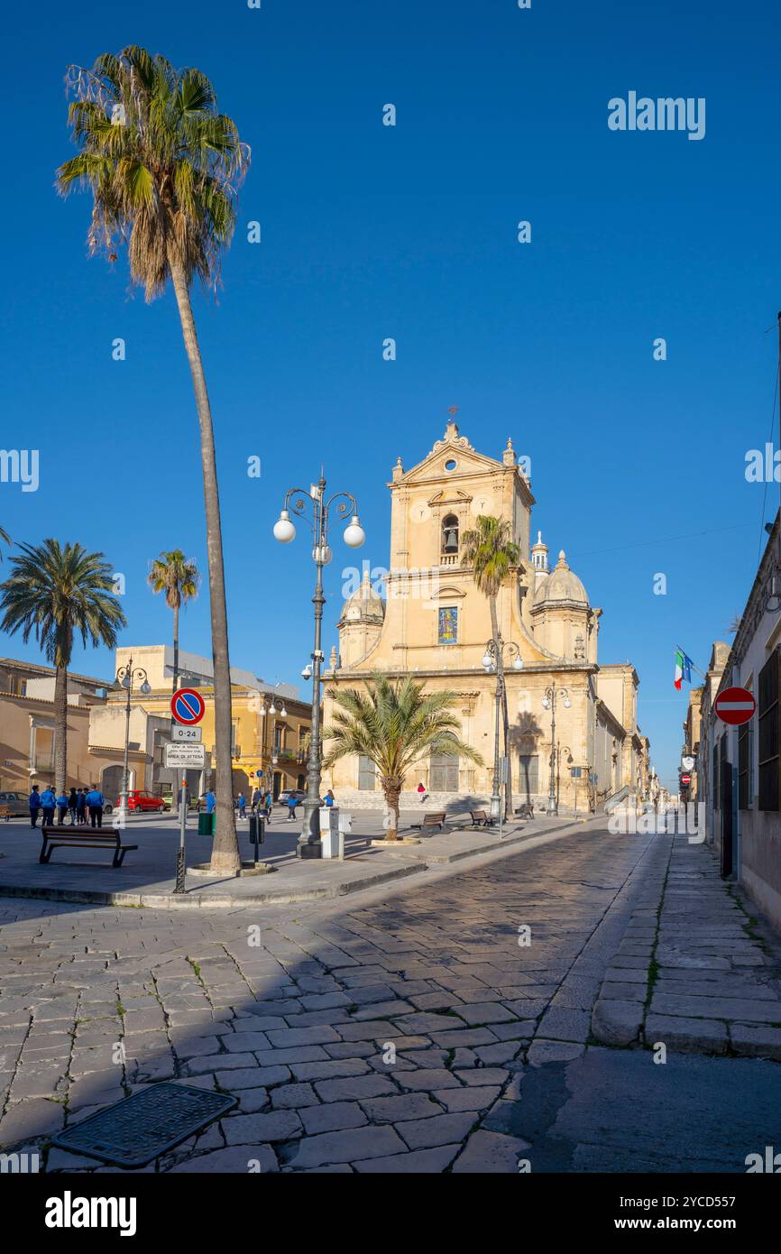 Basilica of nouveau Jean-Baptist, Basilica di San Giovanni Battista, Vittoria, Raguse, Sicile, Italie Banque D'Images