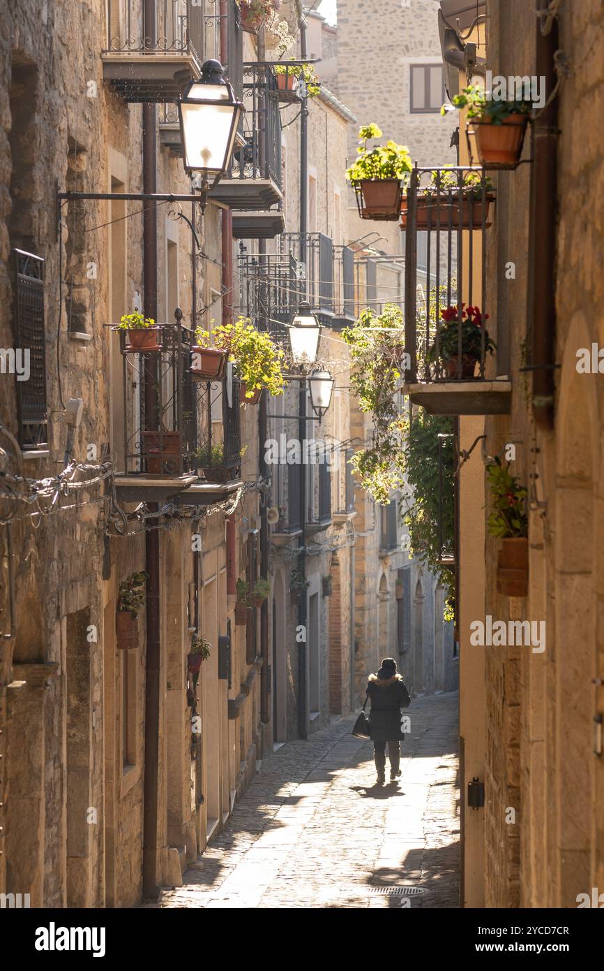 Gangi, Palerme, Sicile, Italie Banque D'Images