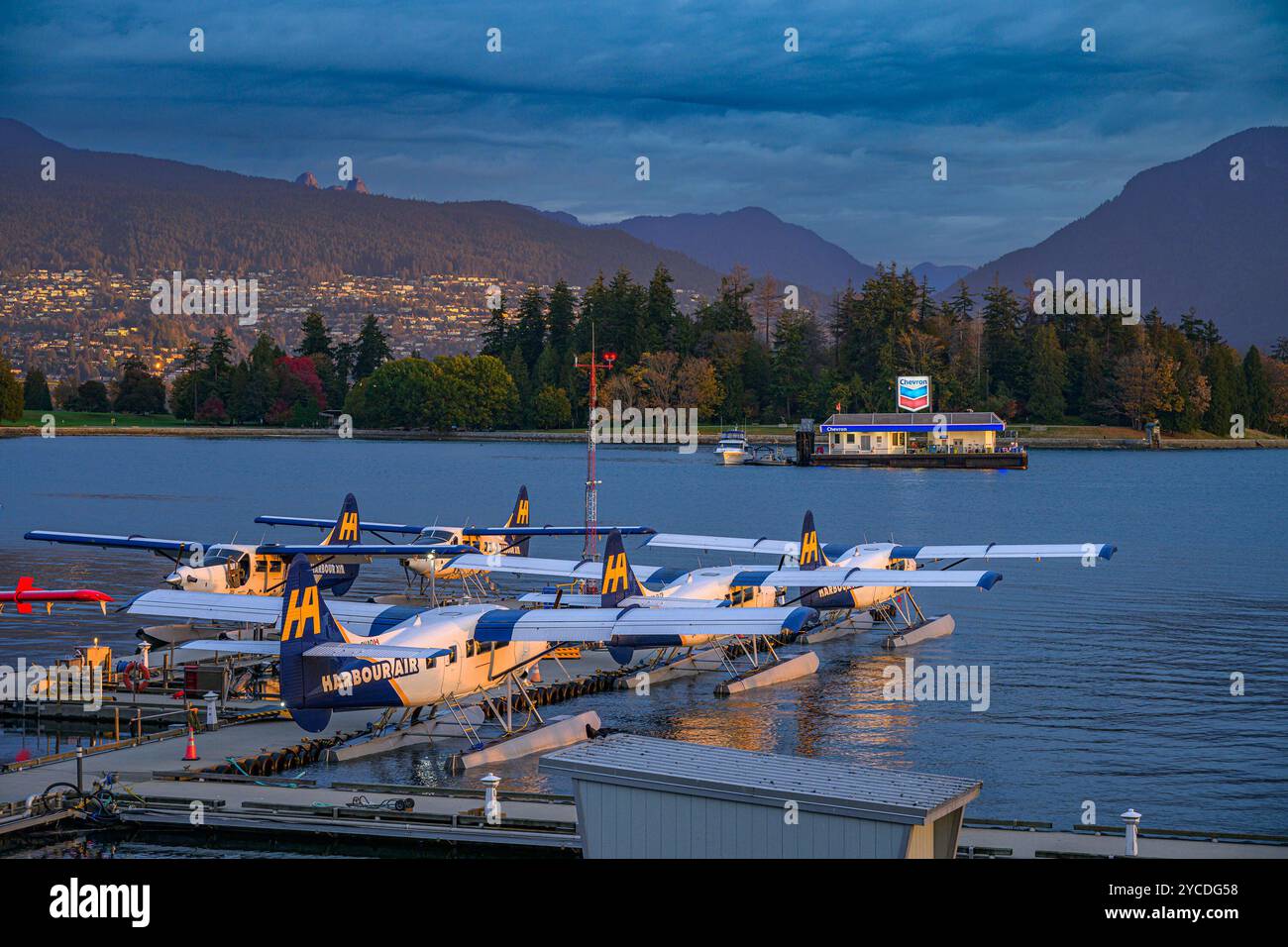 Terminal d'hydravion, Vancouver, Colombie-Britannique, Canada Banque D'Images