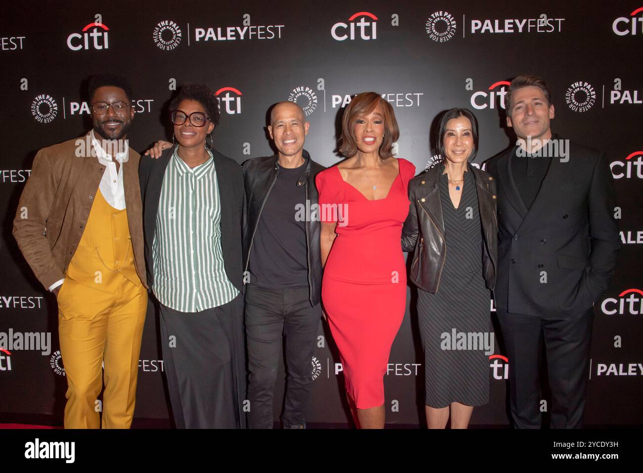 New York, New York, États-Unis. 22 octobre 2024. (NOUVEAU) "CBS Mornings" - PaleyFest NY 2024. 22 octobre 2024, New York, New York, USA : (de gauche à droite) Nate Burleson, producteur exécutif Shawna Thomas, Vladimir Duthiers, Gayle King, Lisa Ling et Tony Dokoupi assistent à "CBS Mornings" lors du PaleyFest 2024 au Paley Museum le 22 octobre 2024 à New York. (Crédit : M10s/TheNews2) (Foto : M10s/Thenews2/Zumapress) (crédit image : © Ron Adar/TheNEWS2 via ZUMA Press Wire) USAGE ÉDITORIAL SEULEMENT! Non destiné à UN USAGE commercial ! Banque D'Images