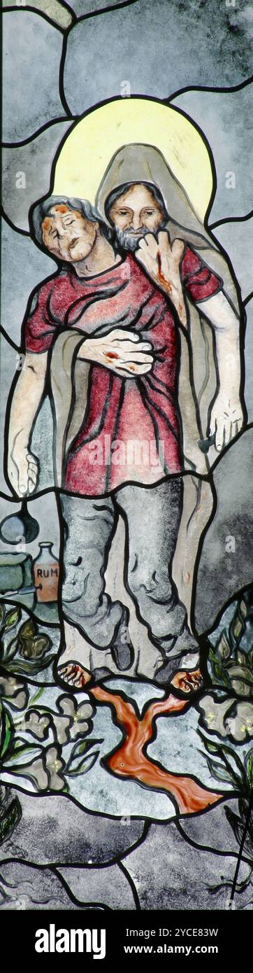 Fenêtre d’église Banque D'Images