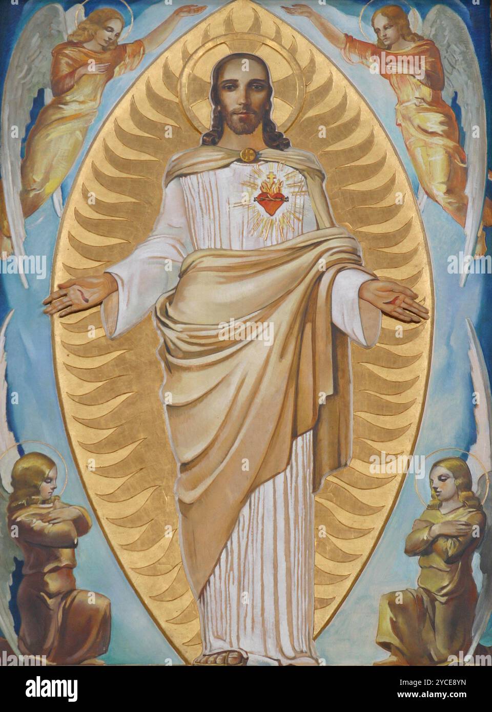 Sacré Coeur de Jésus Banque D'Images