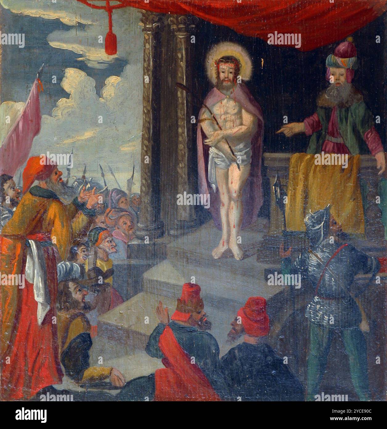 Jésus est condamné à mort Banque D'Images