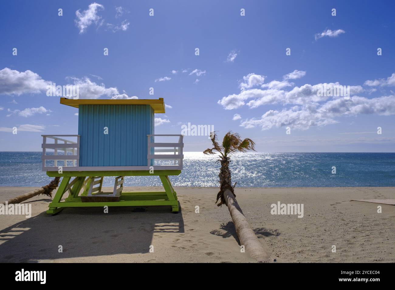 Plage des Barcares, plage des Barcares, portes du Roussillon, Département Pyrénées-Orientales Sud de la France, France, Europe Banque D'Images