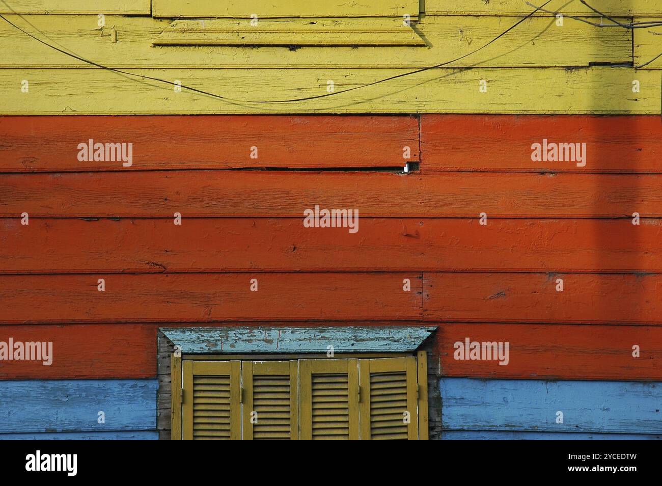 Rue Caminito dans le quartier de la Boca à Buenos Aires, Argentine, Amérique du Sud Banque D'Images