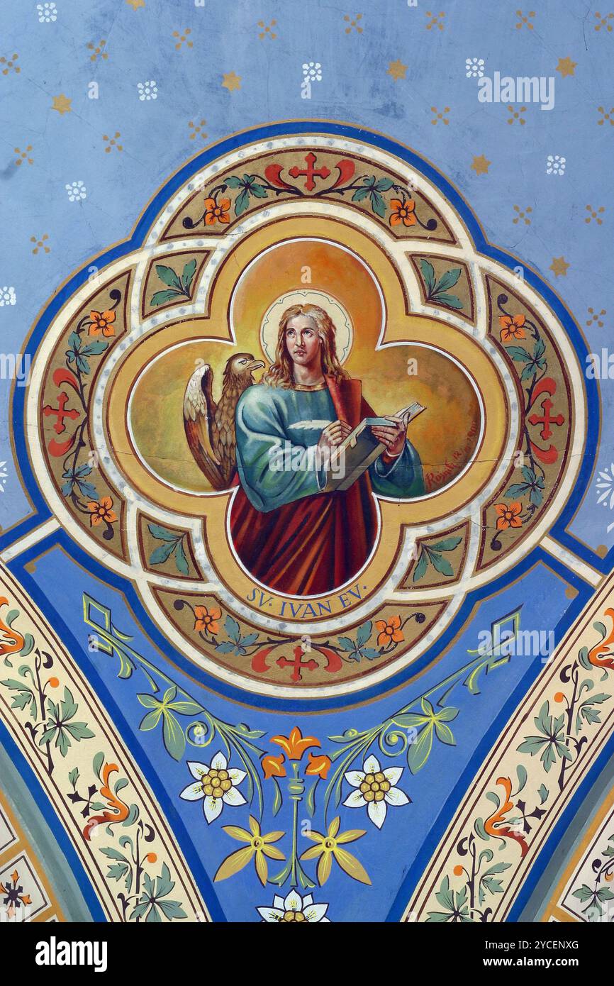 Saint Jean l'Évangéliste Banque D'Images