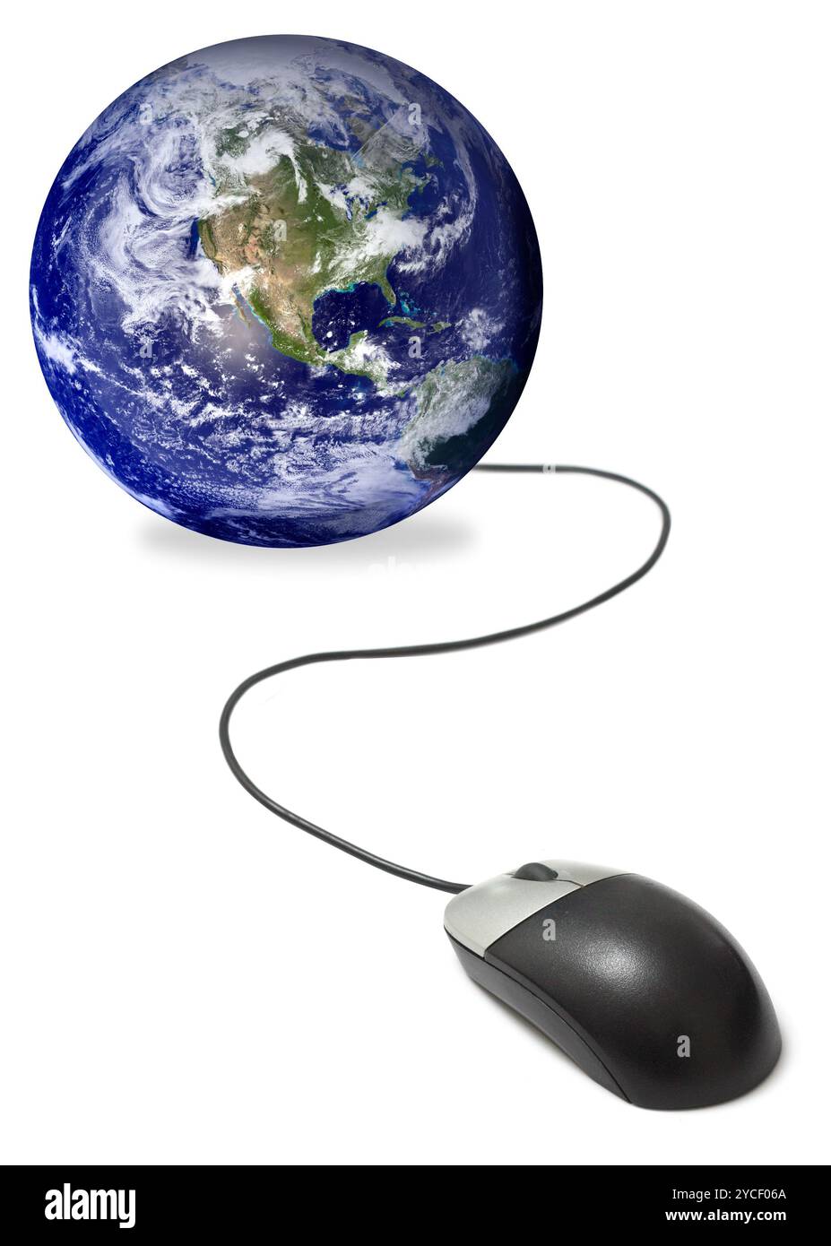 Connecté au monde Banque D'Images