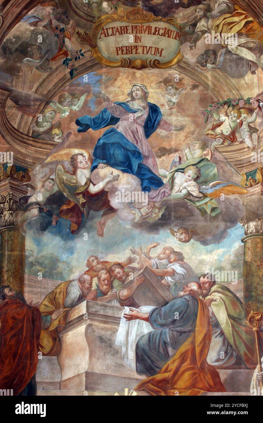 L'assomption de la vierge marie sainte chapelle Banque de photographies ...