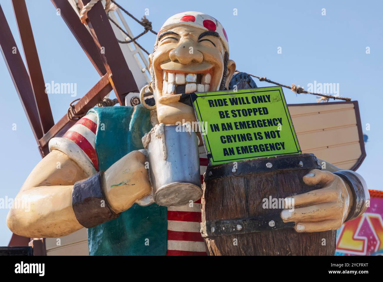 Angleterre, Kent, Thanet, Ramsgate, Leisure Fun Fair Sign Banque D'Images