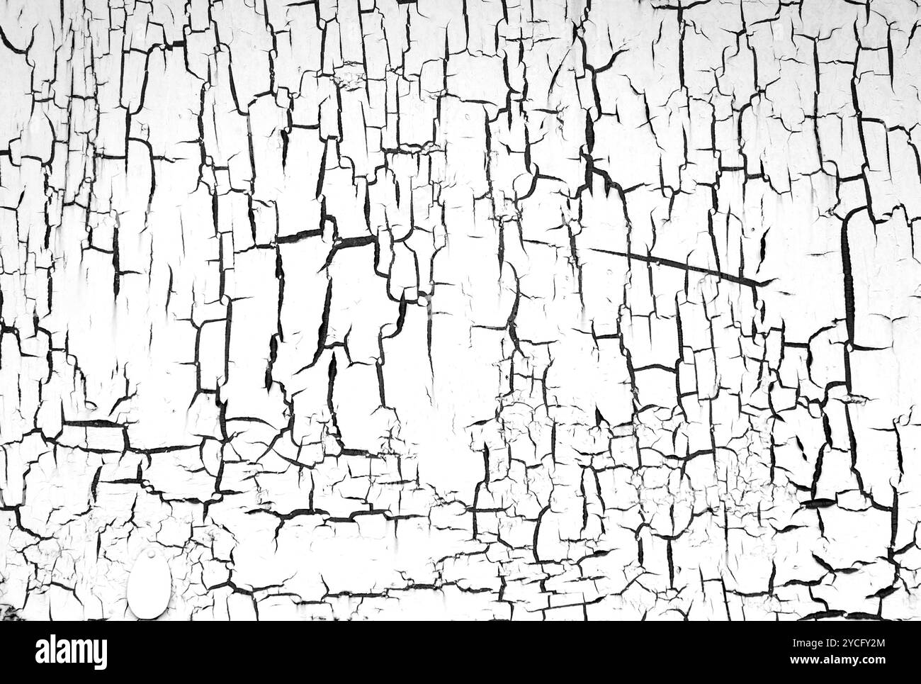 Le vieux mur pelé peint Banque D'Images