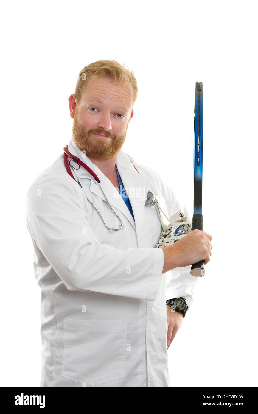 Docteur en forme et en bonne santé Banque D'Images